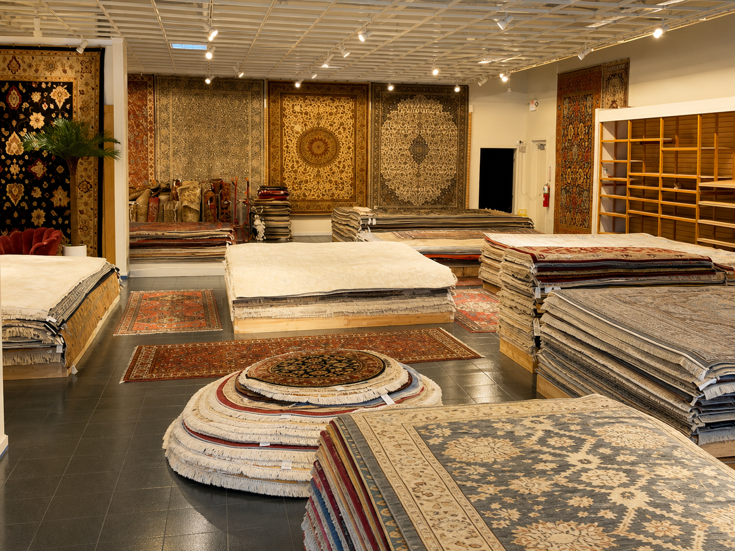 Large selection of handmade and Oriental rugs inside Diamond Rug Gallery in Orlando